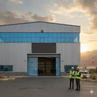 کارگر آقا و خانم تولید فایبرگلاس