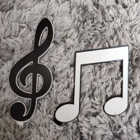دکوری طرح نت های موسیقی سل و فا|تابلو، نقاشی، عکس|تهران, سید خندان (جلفا)|دیوار