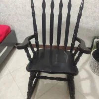 صندلی راک چوب گردو