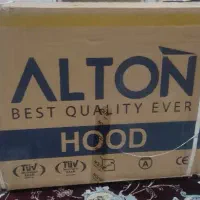 هود آشپزخانه مارک التون مورب شیشه‌ای لبه طلایی