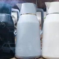 فلاسک جهیزیه شیشه صورتی اورجینال