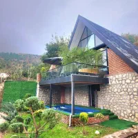 کلبه جنگلی استخردار تراس