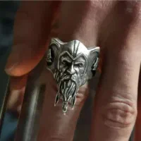 انگشتر مردانه استیل طرح odin