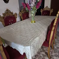 میزناهارخوری ۸نفره پارچه مخمل|میز و صندلی غذاخوری|تهران, خواجه نصیر طوسی|دیوار