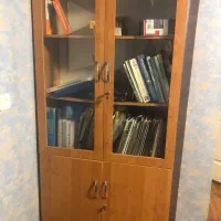 کتابخانه چوبی در حد نو|کتابخانه، شلف، قفسه‌های دیواری|تهران, سید خندان (جلفا)|دیوار