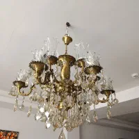 لوستر ۱۲ شعله برنز