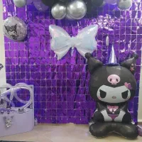 عروسک بادکنکی بزرگ کرومی واسه تم تولد