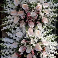 تاج گل تحریم|گل مصنوعی|قزوین, |دیوار