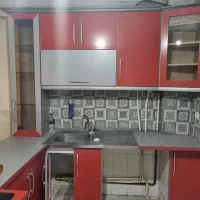 کابینت به همراه گاز و هود و سینک سالم و نو