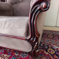 مبل راحتی استیل سالم بدون پارگی و زدگی|مبلمان خانگی و میز عسلی|تهران, نیلوفر|دیوار