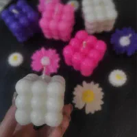 شمع روبیک/شمع تراپی/انواع شمع های تزیینی