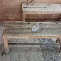 نیمکت چوبی ۶عدد