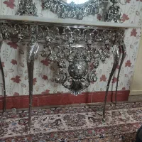 آینه شمعدان تمام برنز