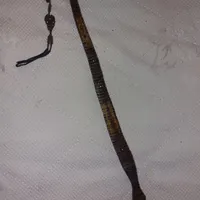 تسبیح تمام نقره کوب به شکل مار کبرا