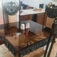 مبل چرمی ۷نفره|مبلمان خانگی و میز عسلی|خمینیشهر, |دیوار