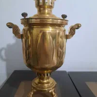 سماور آبکروم روسی|کلکسیون اشیاء عتیقه|مراغه, |دیوار