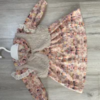 پیراهن دخترانه اندازه یک سال|کفش و لباس بچه|زنجان, |دیوار