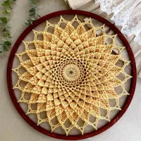 بافت ماندالا|صنایع دستی و سایر لوازم تزئینی|شهرکرد, |دیوار