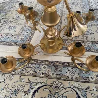لوستر آب طلا برنجی و برنز