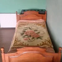 تخت خواب ۱ نفره تمام چوب