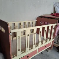 تخت کودک چوبی