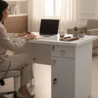 میز تحریر ساده و شلف دار|میز تحریر و کامپیوتر|بندر دیر, |دیوار