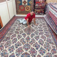 فرش ۱۲متری ساروق گل آمریکایی مناسب سرمایه گذاری