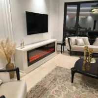 شومینه برقی فلت شیشه ای