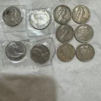 دهعدد سکه بیست پنسی استرالیا یکجا|کلکسیون سکه، تمبر، اسکناس|پرند, فاز ۳|دیوار