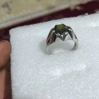 انکشترنقره بانگین زبرجد|جواهرات|میاندوآب, |دیوار