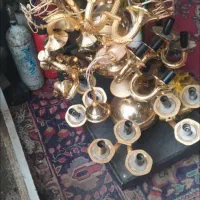 خریدار لوستر های قدیمی برنزی برنجی آینه شمعدان