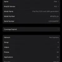 Apple iPad Pro 12.9 M2 256GB Cellular 5G|تبلت|تهران, شهرک غرب|دیوار