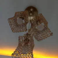 لوستر طلایی|لوستر و چراغ آویز|قرچک, باقرآباد|دیوار