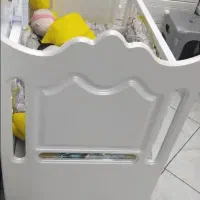 تخت چوبی کنار مادر|تخت و صندلی بچه|اسلامشهر, شهرک واوان|دیوار