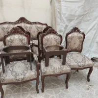 مبل ۸ نفره کلاسیک چوب راش