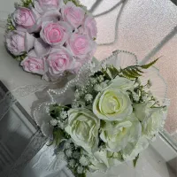 گل عروس|گل مصنوعی|شوش, |دیوار