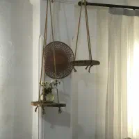 شلف اویز چوبی|کتابخانه، شلف، قفسههای دیواری|لاهیجان, کوی خزر|دیوار