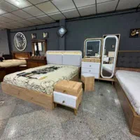 تخت خواب تک نفره دو نفره|تخت و سرویس خواب|اندیشه, اندیشه فاز ۱|دیوار