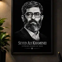 تابلو دکوراتیو طرح «امام خامنه‌ای»