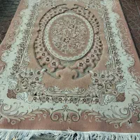 فرش 4متری گل برجسته نگین مشهد 100شانه تراکم 1500