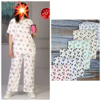 ست زنانه کراش گل گچی