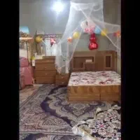 تخت خواب دونفره چوب ام دی آف اصلی