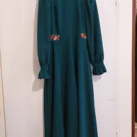 پیراهن رنگ سبز کله غازی سایز ۳۸ قیمت ۶۰۰