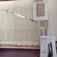 فرش نیمه بافت مدل ماهی|فرش|خوی, |دیوار