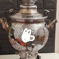 سماور گازی سنتی نو ، قلم کاری استیل