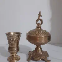 جام و قندان برنجی