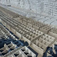 کارگاه دلجم  بلوک 20 سانتی و 10 سانتی سیمان موجوده