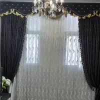 پرده پذیرایی دوتکه ۶ متری