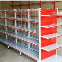 قفسه سوپرمارکتی و فروشگاهی وسط و خودایستاده