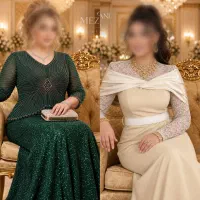 لباس مجلسی پیراهن میدی کلاسیک کد 6000